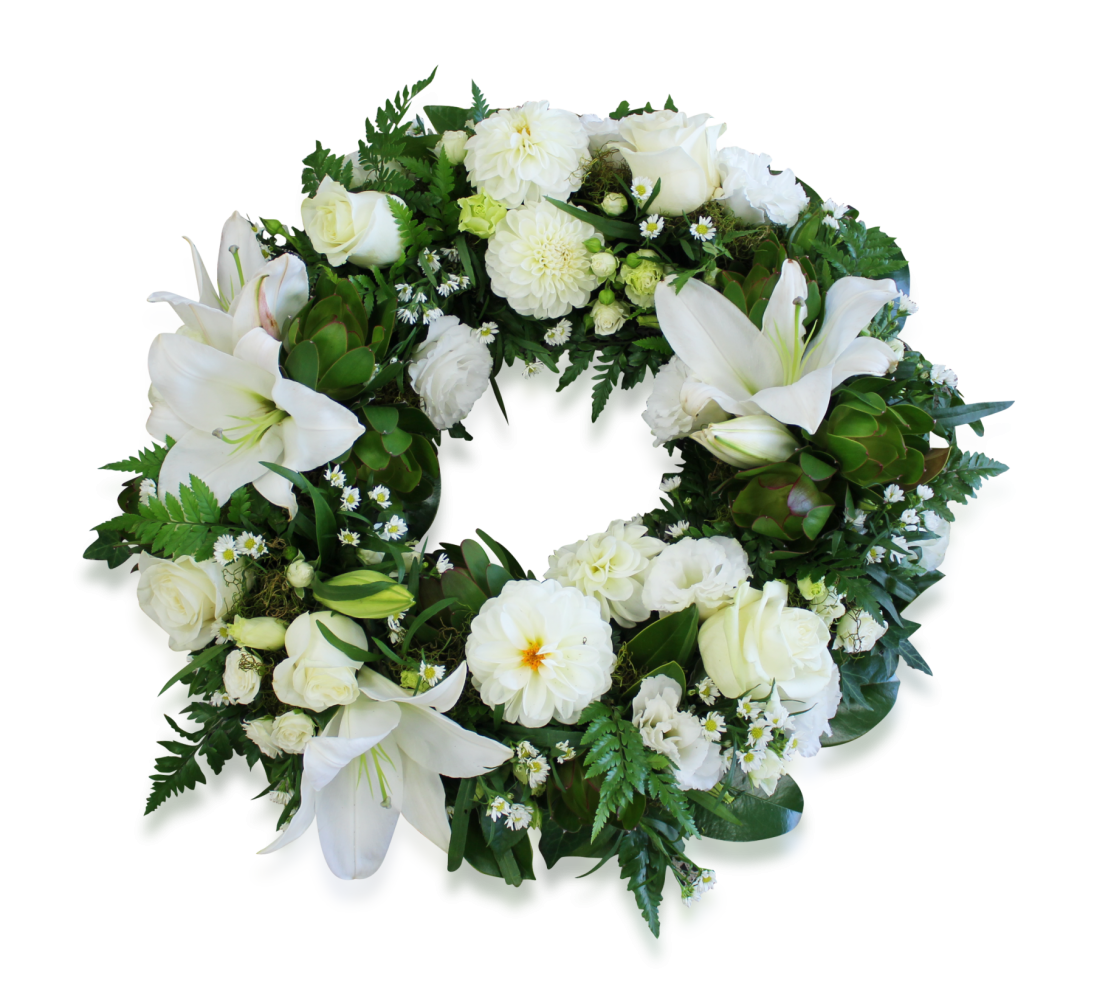 Wreath | Classic White and Green
