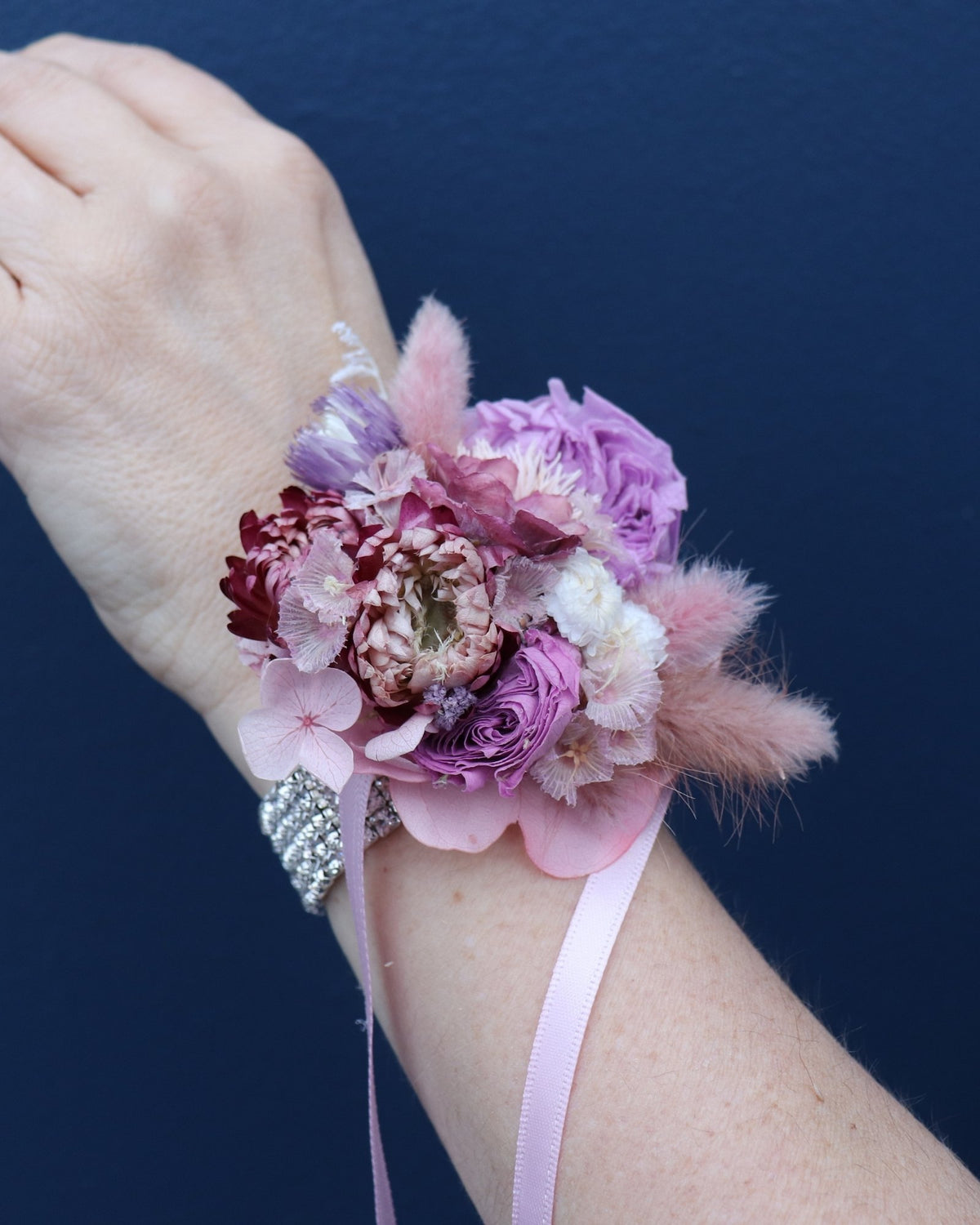 Wrist Corsage Preserved | Mauve