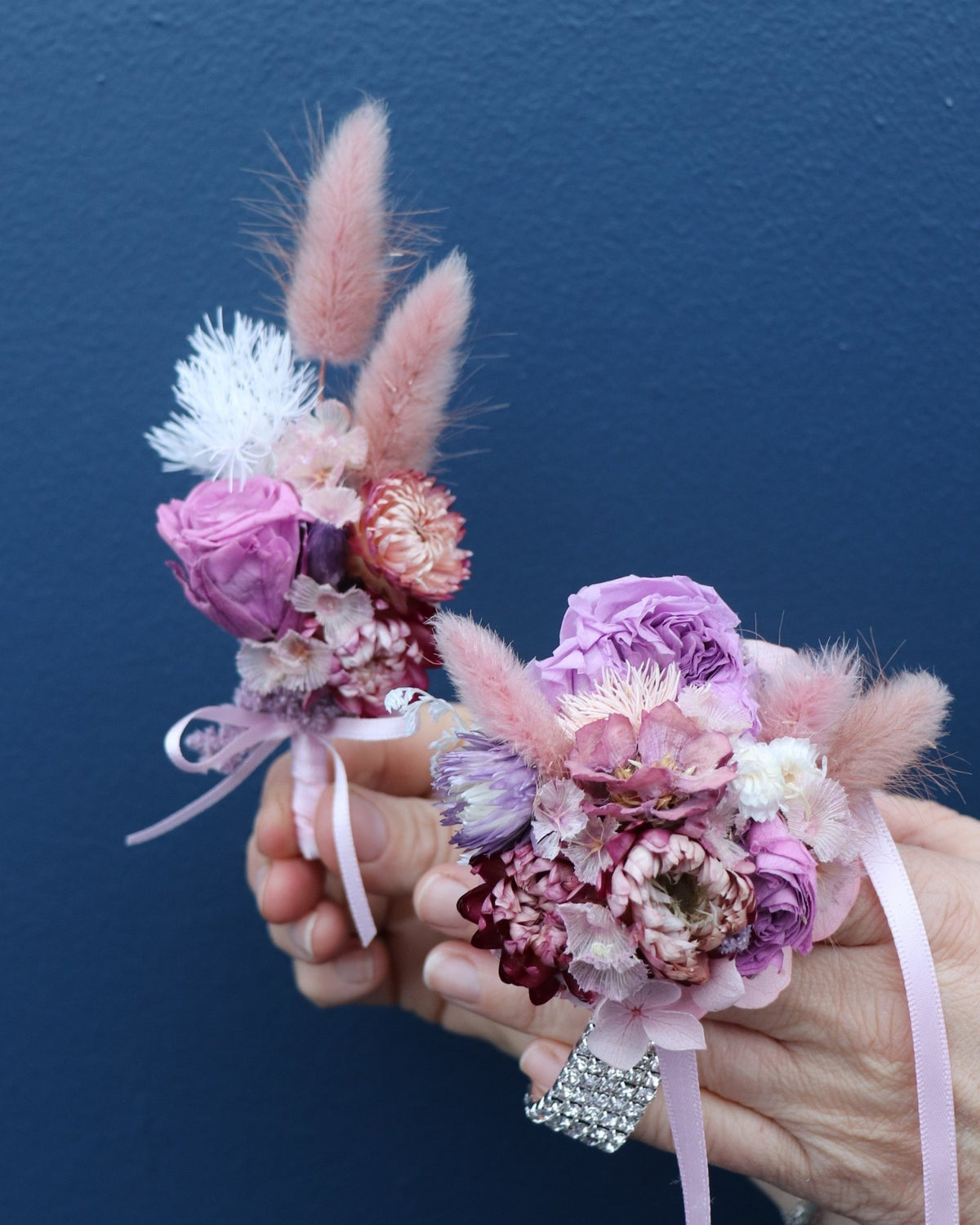 Wrist Corsage Preserved | Mauve