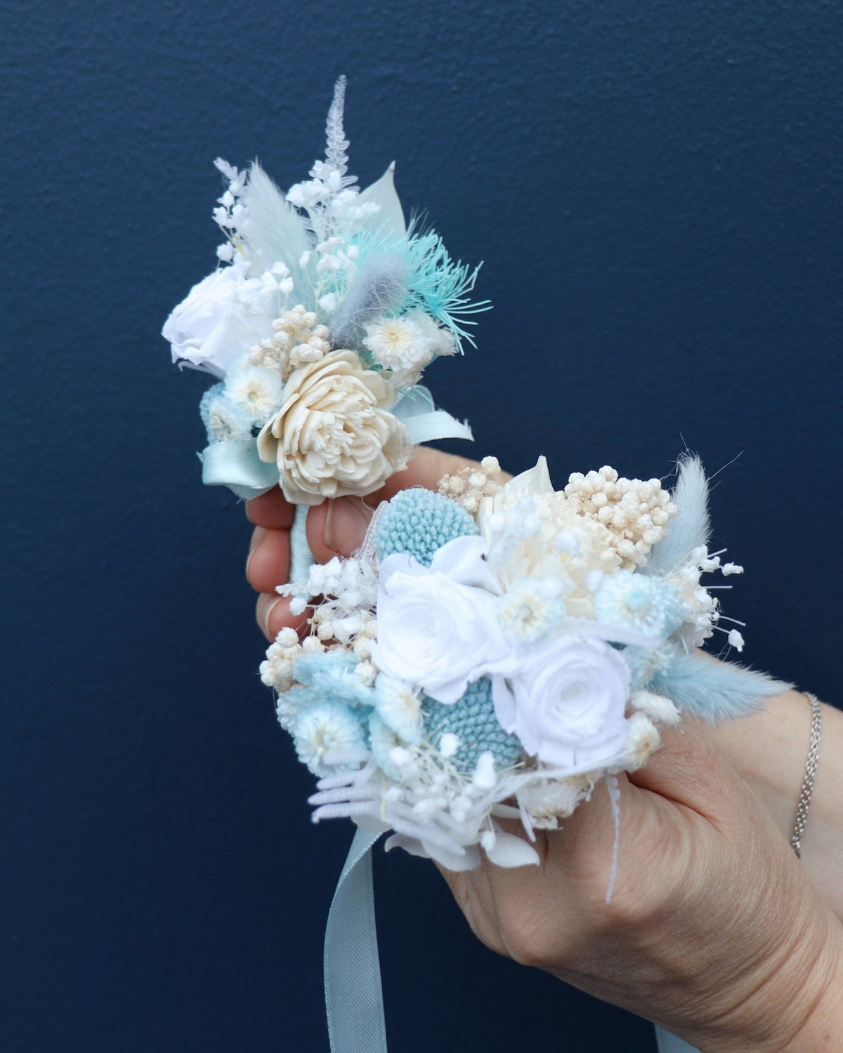 Wrist Corsage Preserved | Baby Blues