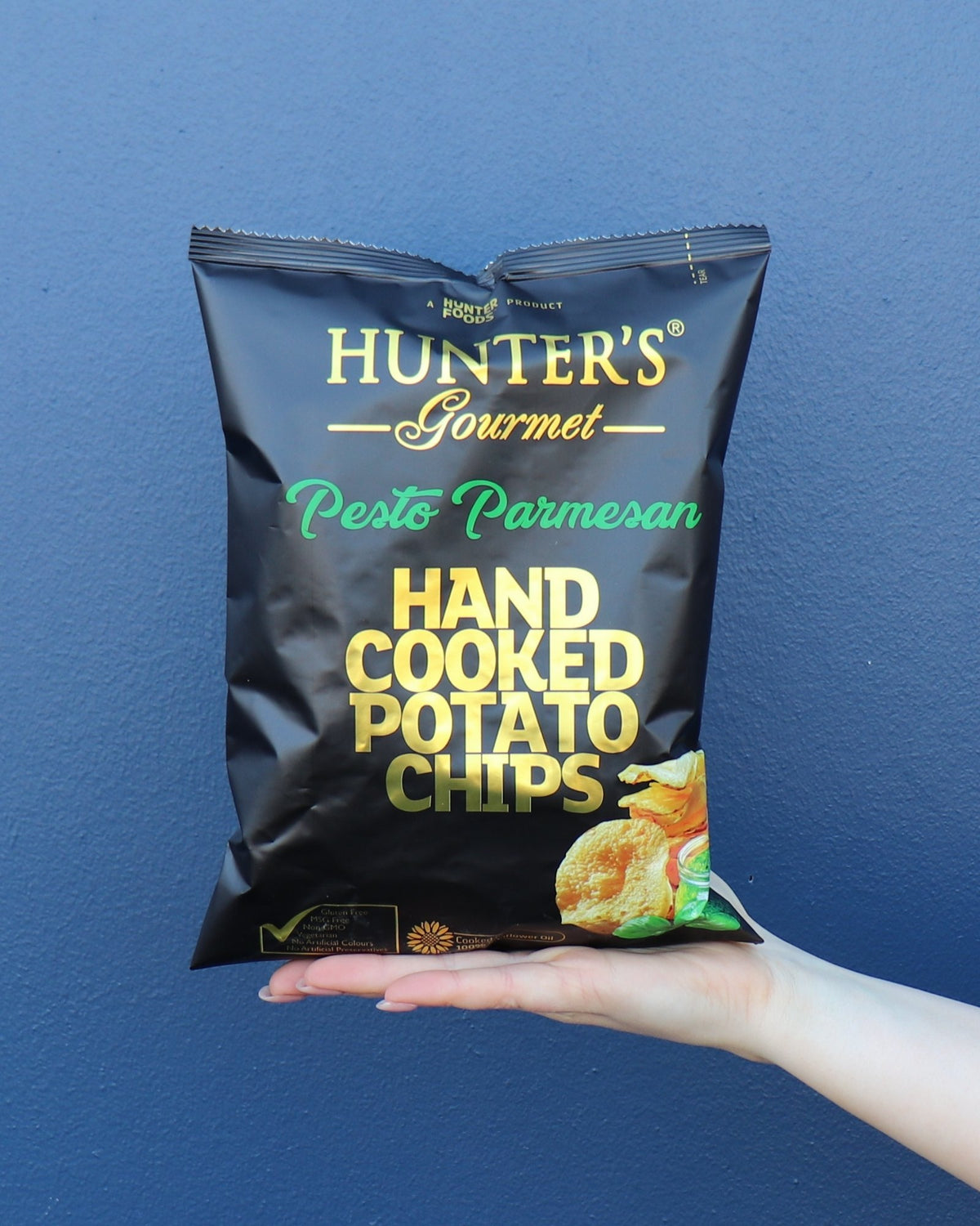 Hunters | Pesto Parmesan Chips